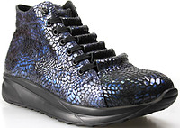 Кроссовки зимние TURKEY 16052-654 А (8) синий \ кожа \ лак Кроссовки зимние TURKEY 16052-654 А (8)